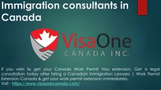 Immigration consultants in Canada