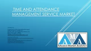 time and attendance management service market
