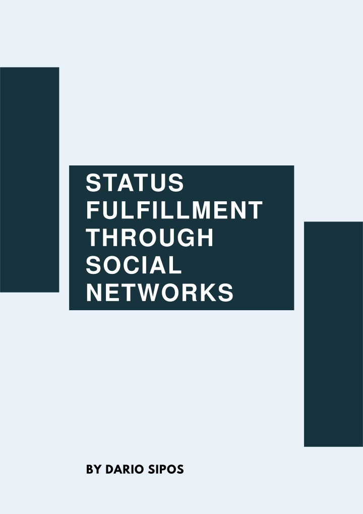 status fulfillment through social networks