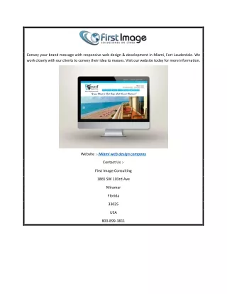 convey your brand message with responsive