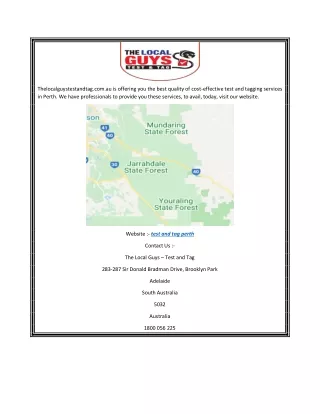 thelocalguystestandtag com au is offering