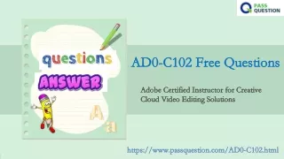 ad0 c102 free questions ad0 c102 free questions