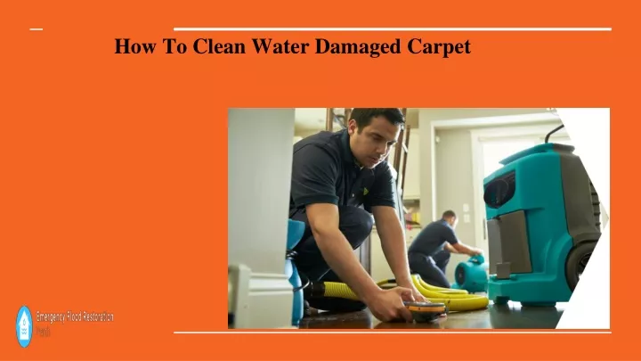 how to clean water damaged carpet