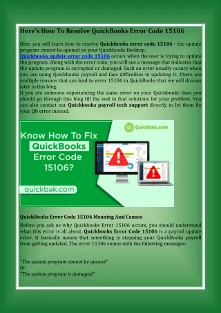 here s how to resolve quickbooks error code 15106