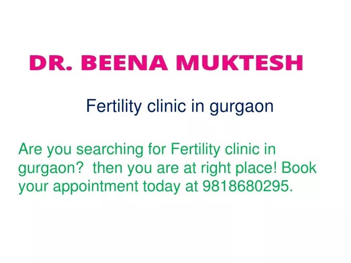 fertility clinic in gurgaon