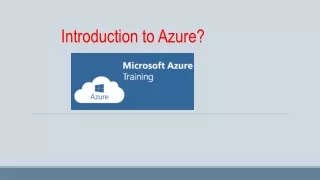 introduction to azure