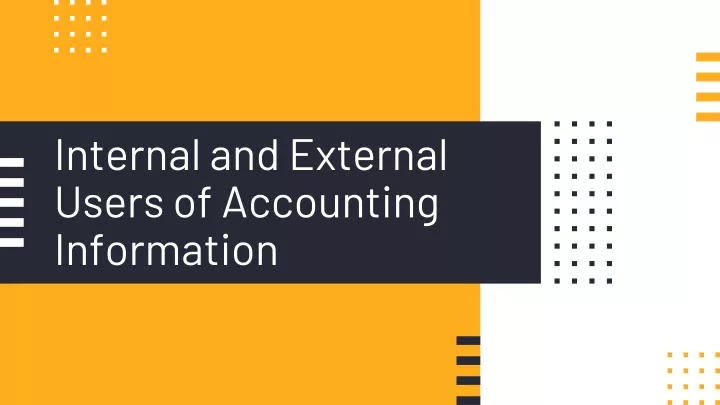 internal and external users of accounting
