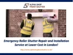 New Shutter Installers - slide 1