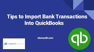 Import bank Trransactions into QB ppt