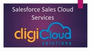 salesforce sales cloud services
