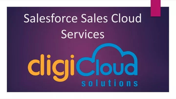 salesforce sales cloud services