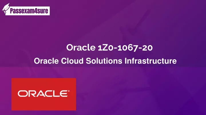 oracle 1z0 1067 20