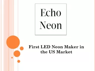 Echo Neon - Custom Neon Lights
