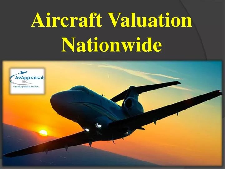 aircraft valuation nationwide