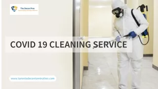 Covid 19 Cleaning Service Toronto