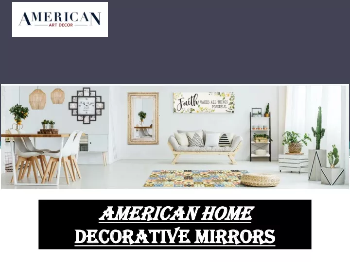 american home decorative mirrors