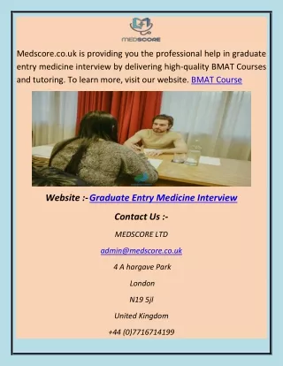medscore co uk is providing you the professional