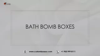 Luxury custom bath bomb boxes available in Texas, USA