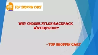 Nylon Backpack Waterproof