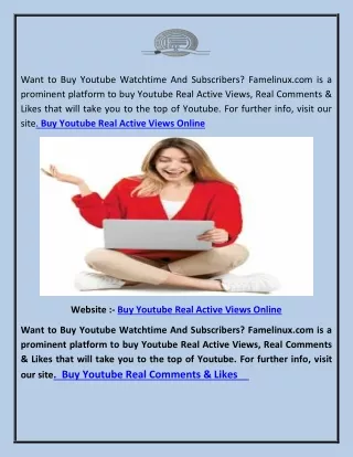 Buy Youtube Real Active Views Online abhi
