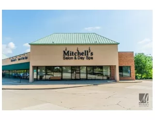 Storefront at Cincinnati's best beauty salon Mitchell's Salon & Day Spa