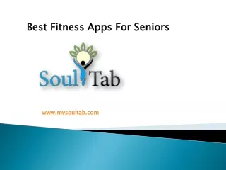 best fitness apps for seniors