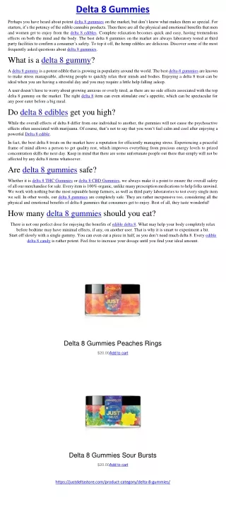 delta 8 gummies
