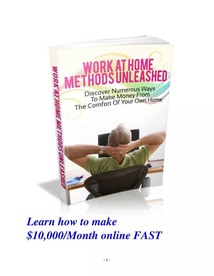learn how to make 10 000 month online fast