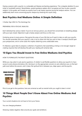 20 Trailblazers Leading The Way In Top Psychics And Mediums Online