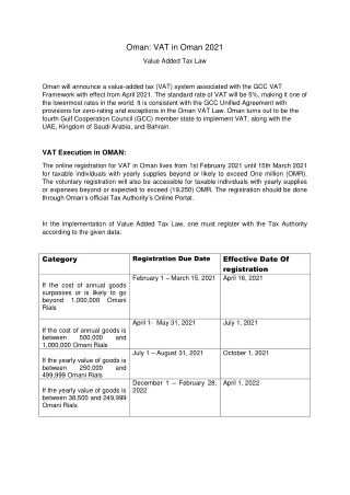 VAT in Oman 2021 -Peniel-Computer-PDF