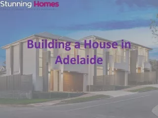Building a House in Adelaide