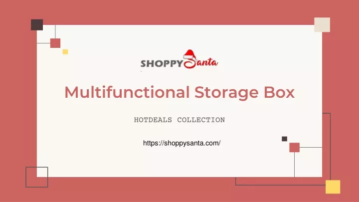 multifunctional storage box