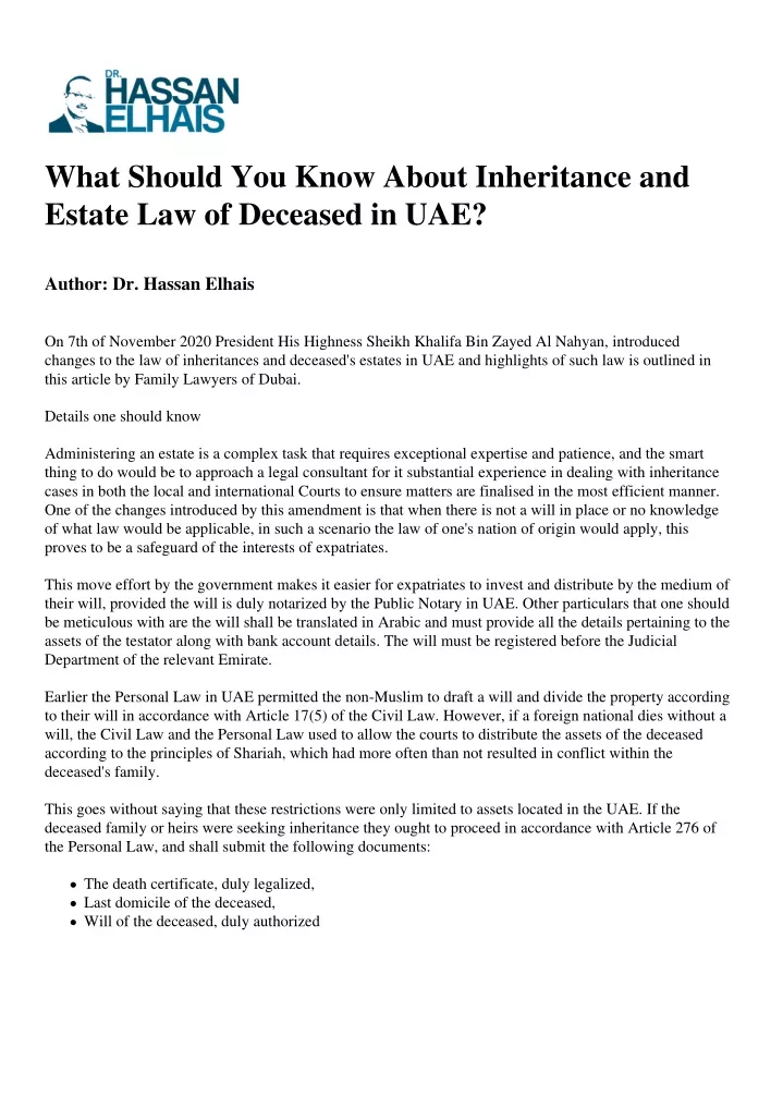 what should you know about inheritance and estate