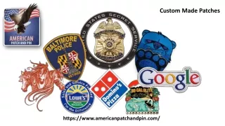 Custom Made Patches | americanpatchandpin.com