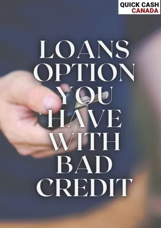 Loan option you have with bad credit in Vernon