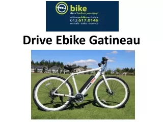 Drive Ebike Gatineau