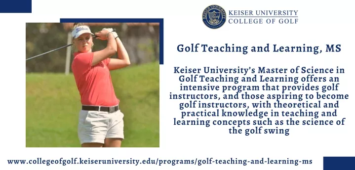 golf teaching and learning ms