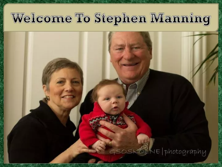 welcome to stephen manning