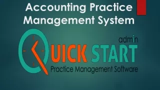 accounting practice management syste m