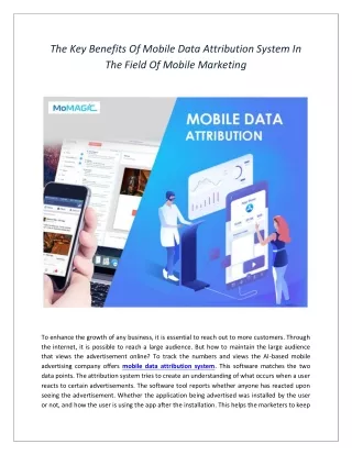 the key benefits of mobile data attribution