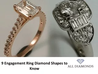 9 Engagement Ring Diamond Shapes to Know