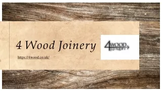 4 wood joinery