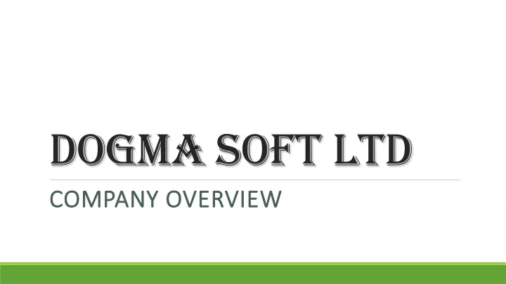 dogma soft ltd