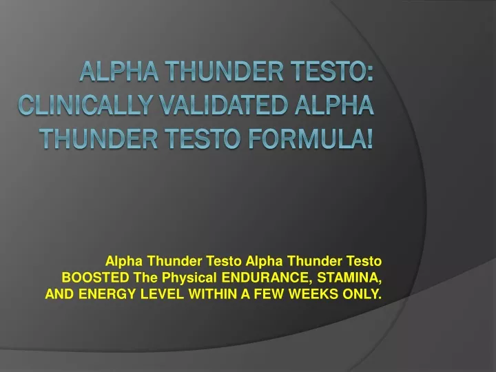 alpha thunder testo alpha thunder testo boosted
