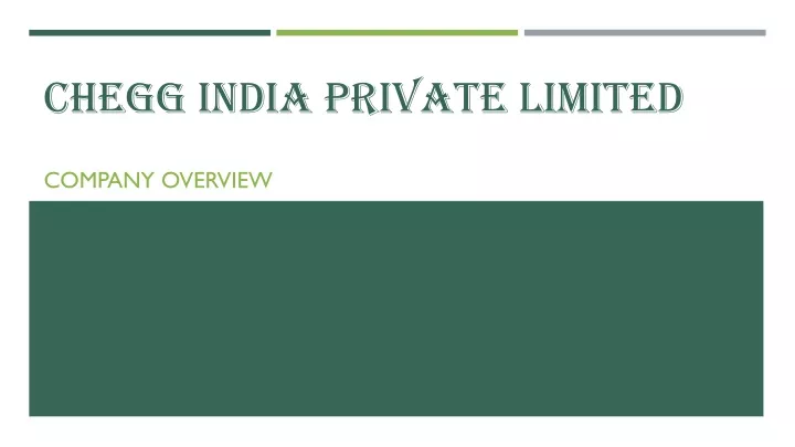 chegg india private limited