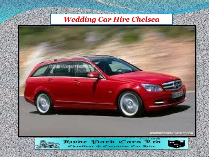 wedding car hire chelsea