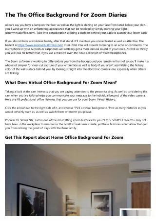 Some Of Home Office Background For Zoom