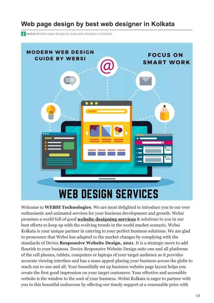 web page design by best web designer in kolkata