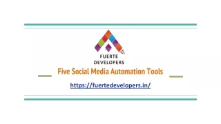 five social media automation tools