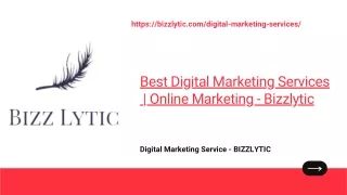 Best Digital Marketing Services | Online Marketing - Bizzlytic